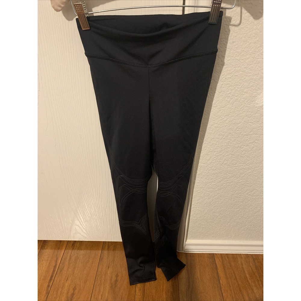 gymshark leggings small womens black fancy great compression mint condition